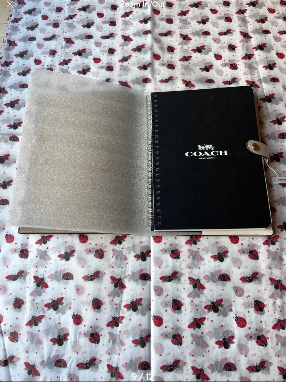 🪲🐜🦋🐌 COACH NOTEBOOK WITH CREATURE PRINT 🐞🦟🪳🦗 NWT 🪲🦋🐌🪳